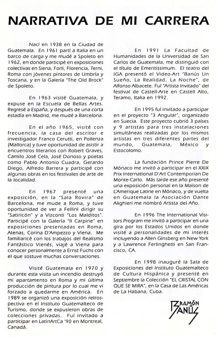 Invitación o fotografía: Casa de Las Américas, 1998