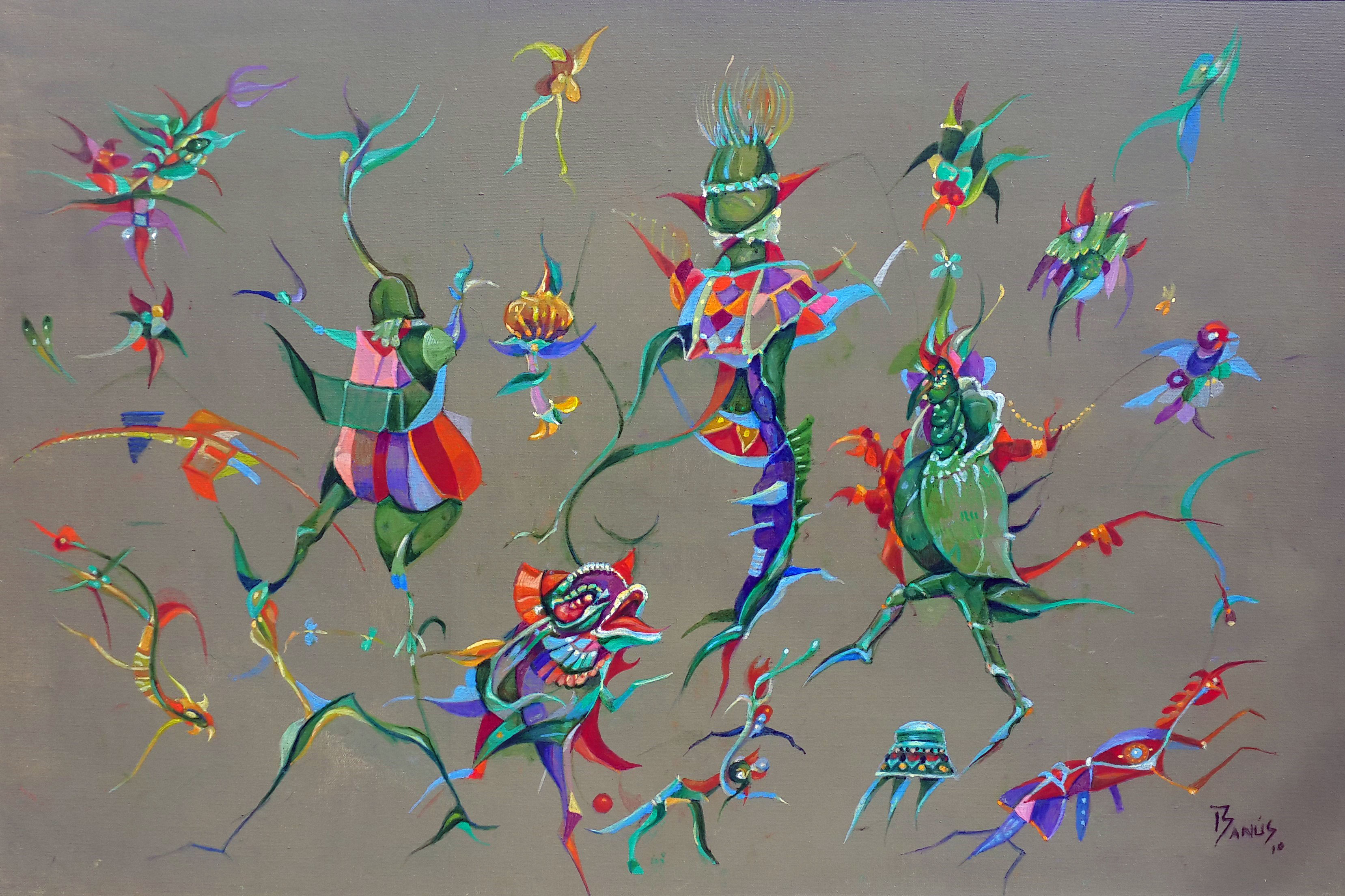 Juego pareidólico verde, 2010