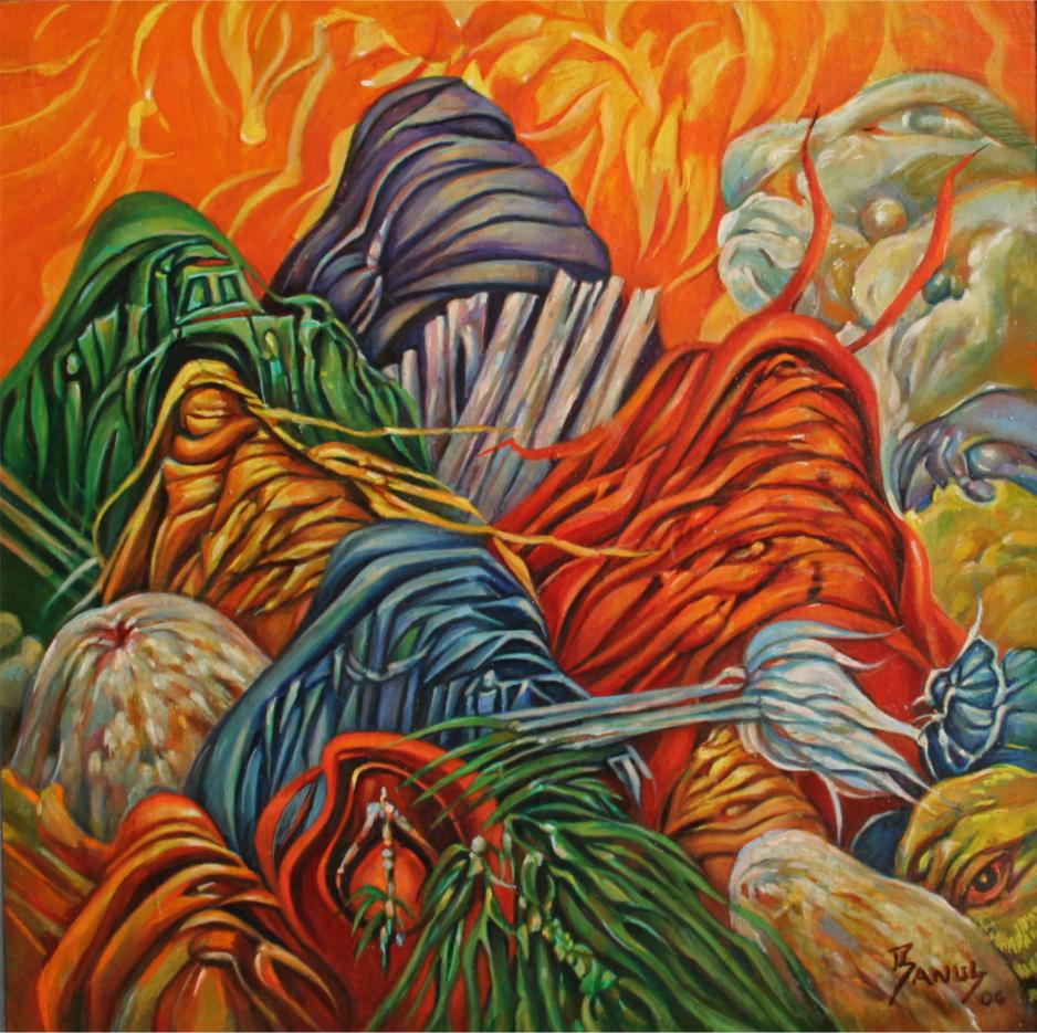 Piedras, Óleo sobre Masonite, 2006