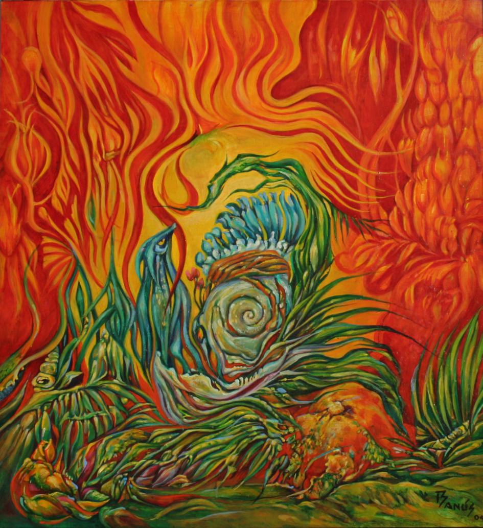 Espiral, Óleo sobre Masonite, 2004