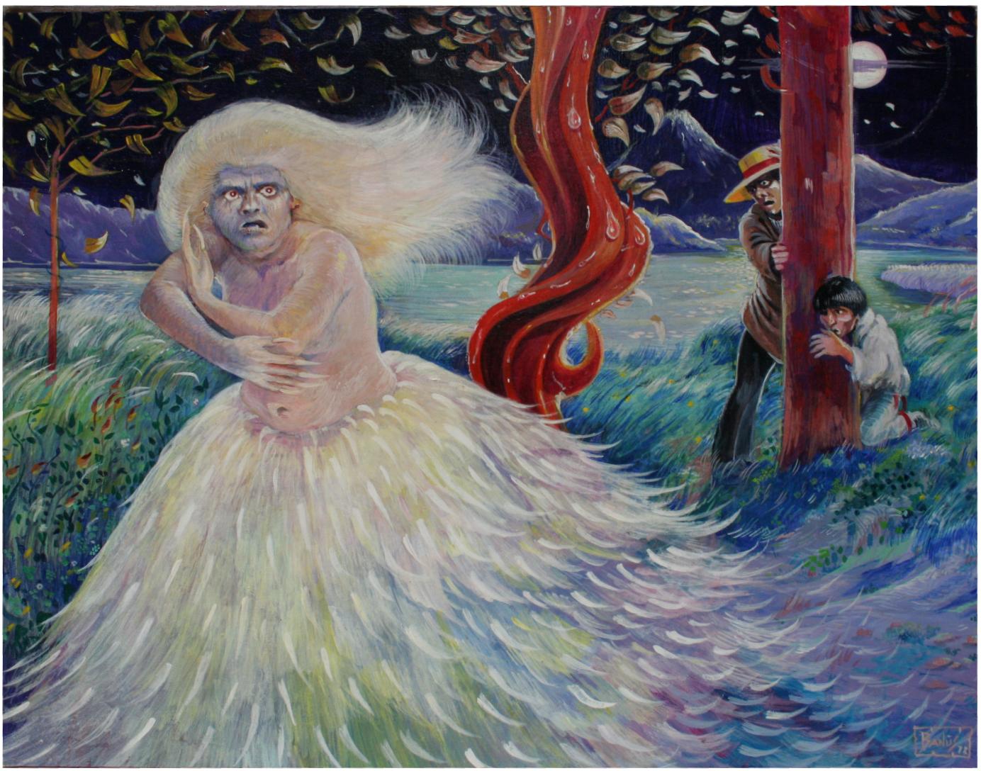 La Llorona, Témpera, 1978