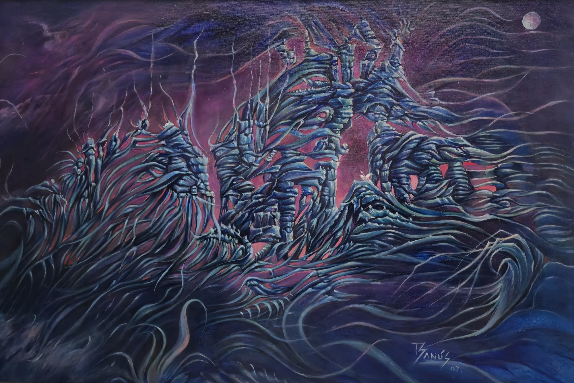 Farallón de las sirenas, Óleo sobre tela, 2007