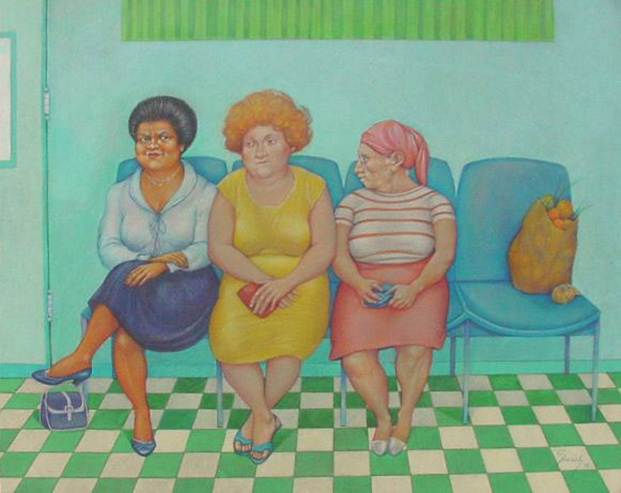 ¿Está esperando?, Técnica mixta, 1998