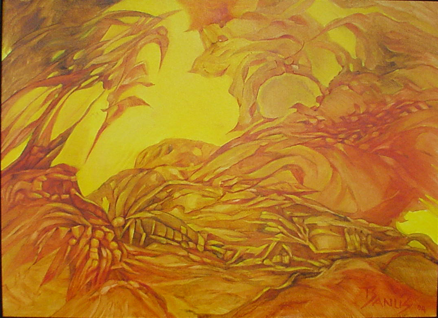 Amorfo, Óleo en canvas, 2004