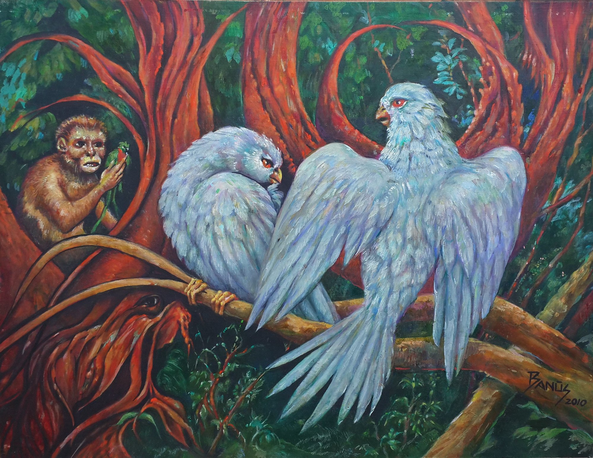 Perfecto amor, Óleo sobre Masonite, 2010