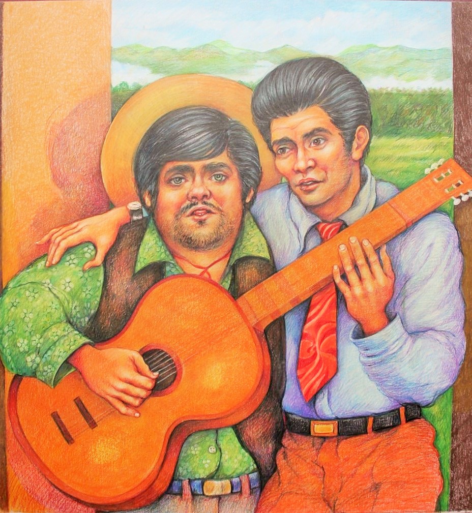 Luna de Xelajú, Técnica mixta, 1990